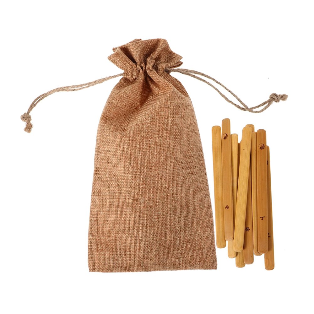 Abaodam 10pcs Chinese Sticks for Divination and Spiritual Guidance Traditional Telling Tools Cultural Significance and Fine Craftsmanship