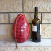 Cherry color Gourd Guiro, Peruvian Percussion Guiro, Latin Percussion Instrument, Rhythm instrument, Gift for sister view 2