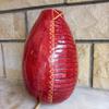 Cherry color Gourd Guiro, Peruvian Percussion Guiro, Latin Percussion Instrument, Rhythm instrument, Gift for sister view 4