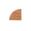Gobricks GDS-569 30565 Circular Plate Plate Round Corner 4x4, 50 pcs view 1
