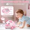 Baby Musical Toys for 6-12-18 Months, Musical Piggy Toys for Toddler 1 Year Old Baby Girl, Infant Crawling Light up Music Toys for Tummy Time Development, 1st Birthday Gift for Boy 7 8 9 10+ Month view 3