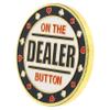 Totority Metal Dealer Button for Poker Games Smooth Poker Chip Accessory for Tournaments Home Parties Creative Design Card Game Enthusiasts view 1