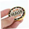 Totority Metal Dealer Button for Poker Games Smooth Poker Chip Accessory for Tournaments Home Parties Creative Design Card Game Enthusiasts view 4