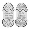 Fun Express 4 1/4" x 9" Color Your Own Religious Easter Egg Magnet Craft Kit - Makes 12 view 1