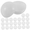 WOONEKY 40pcs Openable Lottery Balls Reusable Lightweight Raffle Balls for Parties Events and Games Candy Surprises and Easy Draws White Design view 1