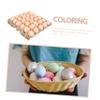 Alasum Easter Egg Toys 1 Set of Plastic Egg Tray Graffiti Egg Model Boys and Girls' Simulation Craft view 3