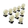 FELTECHELECTR 12Pcs Halloween Skull Wind Up Clockwork Horror Theme Party Props for Fun Halloween Decorations and Activities for Trick Treat Bags and Halloween Events view 1