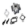 Aluminum Intake Manifold Carburetor Mount fit 32cc 36cc 45cc Engine CY for KM Rovan 5B 5T LOSI 5IVE-T DBXL(Silver) view 1