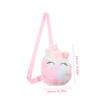 WOFASHPURET Cute Unicorn Crossbody Bag for Girls Shoulder Bag with Versatile Design Cartoon Storage Pouch for Little Girls Comfortable Durable Material for Daily Use and Travel view 2