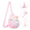WOFASHPURET Cute Unicorn Crossbody Bag for Girls Shoulder Bag with Versatile Design Cartoon Storage Pouch for Little Girls Comfortable Durable Material for Daily Use and Travel view 3