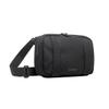PIONEER Safari Sling Bag, Crossbody Pouch for Travel & EDC, Mandarin 840 Fabric + Mil-Spec Webbing, Passport Zip Pocket, Key Leash, Divider, Adjustable Strap, Black, 7.25 x 5 x 2.25, Premium Zippers. view 1