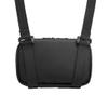 PIONEER Safari Sling Bag, Crossbody Pouch for Travel & EDC, Mandarin 840 Fabric + Mil-Spec Webbing, Passport Zip Pocket, Key Leash, Divider, Adjustable Strap, Black, 7.25 x 5 x 2.25, Premium Zippers. view 3