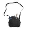 PIONEER Safari Sling Bag, Crossbody Pouch for Travel & EDC, Mandarin 840 Fabric + Mil-Spec Webbing, Passport Zip Pocket, Key Leash, Divider, Adjustable Strap, Black, 7.25 x 5 x 2.25, Premium Zippers. view 4