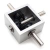 Angle Steering 90 Degree Reversing Gearbox 1:1 Transmission Right Angle Reduction Commutator 10mm Shaft Bevel Gear Steering Box Reducer view 1