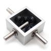 Angle Steering 90 Degree Reversing Gearbox 1:1 Transmission Right Angle Reduction Commutator 10mm Shaft Bevel Gear Steering Box Reducer view 2