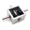 Angle Steering 90 Degree Reversing Gearbox 1:1 Transmission Right Angle Reduction Commutator 10mm Shaft Bevel Gear Steering Box Reducer view 4