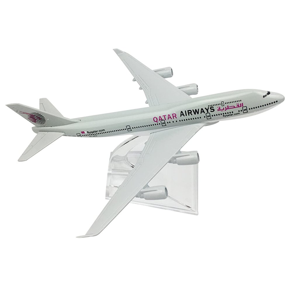 1:400 B747 Qatar Airplane Model Alloy Plane Diecast Display Model