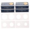 KICHOUSE 200pc Professional Coin Wrapper Organizer Clear Coin Holders for Collectors Convenient Protector with Various view 1
