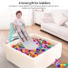 Heopeis Ball Pit Balls Stars Hearts Strip Shapes for Toddlers - 50 150 200 500 Plastic Toy Balls for Boy Girls Ballpit Play Tent Playhouse, Kids Pool Water Toys, Birthday Party Decorations view 2