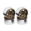 RC Spare Part Compatible with Axial for Wraith RR10 for YETI for SCX10 D90 for TRX4 CC01 1/10 RC Car Upgrade Parts 4PCS 2.2 Inch RC Beadlock Wheels Hubs view 1