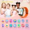 Kids Watches for Girls Toys Age 4-12, Orange Smart Watch for Kids with Camera, 26 Puzzle Games, Alarm Clock, Pedometer, Audiobook, Learn Card, Toddler Girl Watch Birthday Gift for 8 9 10 Year Old view 2