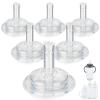 6-Count Sippy Straw Cup Nipples for NUK Active Sippy Cup and Learner Cup,Soft Silicone Sippy Spuot Nipple,Variable Flow6m+ view 1