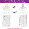 6-Count Sippy Straw Cup Nipples for NUK Active Sippy Cup and Learner Cup,Soft Silicone Sippy Spuot Nipple,Variable Flow6m+ view 3