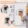 GLACER Kids Kitchen Toy, Toddler Pretend Kitchen Playset w/Realistic Lights, Sounds, Ice Maker, Stoves, Sink, Microwave & Washing Machine, Ideal Gift for Kids 3+ Years Old view 3