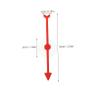 OKUMEYR Spinning Arrow Suction Cup Pointer Game Accessory for Interactive Party Fun Rotatable Plastic Pointer for Home Gatherings and Events view 2