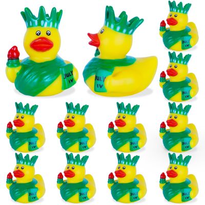 12 Pcs Patriotic Rubber Ducks,Statue of Liberty Ducks,4th of July Ducks for Party Favors Baby Bath Toys Kids Classroom Exchange Prizes Jeep Ducking for Independence Day