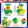 12 Pcs Patriotic Rubber Ducks,Statue of Liberty Ducks,4th of July Ducks for Party Favors Baby Bath Toys Kids Classroom Exchange Prizes Jeep Ducking for Independence Day view 2