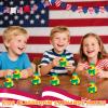 12 Pcs Patriotic Rubber Ducks,Statue of Liberty Ducks,4th of July Ducks for Party Favors Baby Bath Toys Kids Classroom Exchange Prizes Jeep Ducking for Independence Day view 4