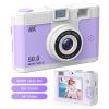 50.0 Mega Pixels Kids Camera for 5-13 Year Old Girls Boys with WiFi,MP3,Video Recording,Children Digital Selfie Video Camcorder 1080P Dual Lens 2.4 Inch HD,32G TF Card (Purple) view 2