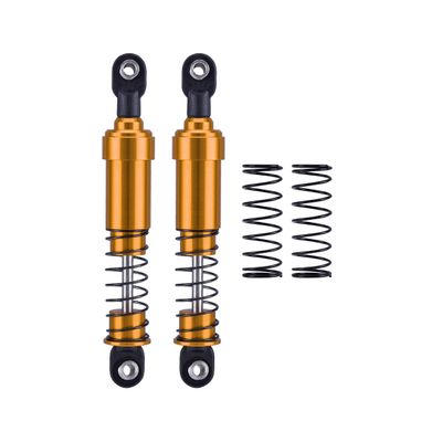 1/10 rc crawler shocks,75mm-115mm optional Big Bore Shocks with Oil Filled for LCG Cheater Rigs Capra SCX10 TRX4 Gspeed V4 Elem ent Comp Builds (Gold 95mm 2pcs)