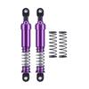 1/10 rc crawler shocks,75mm-115mm optional Big Bore Shocks with Oil Filled for LCG Cheater Rigs Capra SCX10 TRX4 Gspeed V4 Elem ent Comp Builds (Purple 105mm 2pcs) view 1
