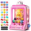 Claw Machine for Kids, Mini Vending Machine with Game Coins & Music, Prize Dispenser Toys for Girls and Boys, Electronic Claw Game Machine for Party Birthdays, Includes 30 Mini Toys view 1