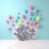 100 Pcs Transparent Balloon V-Shaped Clip Plastic V-Shaped Balloon Clip Wedding Wedding Party Halloween Creative Sealed Decorations view 2