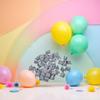 100 Pcs Transparent Balloon V-Shaped Clip Plastic V-Shaped Balloon Clip Wedding Wedding Party Halloween Creative Sealed Decorations view 3
