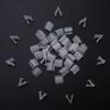 100 Pcs Transparent Balloon V-Shaped Clip Plastic V-Shaped Balloon Clip Wedding Wedding Party Halloween Creative Sealed Decorations view 4