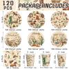 120 Pcs of Cowboy Party Supplies, Western Competitive Party Supplies, Cowboy Birthday Party Decorations, Plates, Tissues, Cups, Western Themed Tableware, Can be Used By 30 People view 2