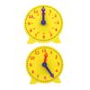 Garneck Learning Time Clock for Boys and Girls 2pcs Boys and Girls Learning Clock Model Coordinated Eye-Hand Skills view 1