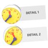 Garneck Learning Time Clock for Boys and Girls 2pcs Boys and Girls Learning Clock Model Coordinated Eye-Hand Skills view 4