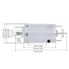 390 DC Motor 9 Teeth 12V 22000RPM High Speed Large Torque Electric Drill Mini Motor for Air Pump/DIY Toys/Small Appliances Motors view 2