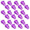 NUDALA 24 Pack Purple Light Up Star Rings Glow in the Dark Party Flashing LED Jelly Finger Rings for July 4th,Halloween,Christmas,Concert,Goodie Bag Fillers,Raves view 1