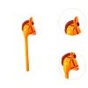 ToysCentral Basics Cartoon Horse Stick Toy for Themed Celebrations, Portable Blowing Up Accessory, Orange view 3