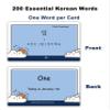 200 Essential Korean Words Vocabulary Flash Cards Flashcard for Beginners Adults | Learn Korean for Beginners Adult view 2