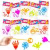 100 PCS Bulk Halloween Sticky Hands Party Favors Toys Gifts for Toddlers, Boo Basket Goodie Bag Stuffers for Kids, School Class Birthday Carnival Decorations,Trick or Treat Items Trinkets for Students view 1