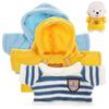 Abaodam Toy Clothes for Stuffed Animals 3pcs Bear Sweater Set Plush Toy Dresses Dolls Costume Interactive and Playful Design view 1