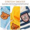 Abaodam Toy Clothes for Stuffed Animals 3pcs Bear Sweater Set Plush Toy Dresses Dolls Costume Interactive and Playful Design view 3