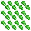 NUDALA 24 Pack Green Light Up Star Rings Glow in the Dark Party Flashing LED Jelly Finger Rings for St. Patrick's Day, Halloween,Christmas,Concert,Goodie Bag Fillers,Raves view 1